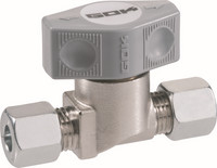 GOK Schnellschlussventil DSV, vernickelt, PS 16 bar, Schneidring Typ D-MS