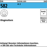 DIN 582 A 2 Ringmuttern