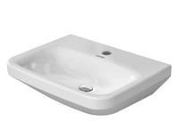 Duravit Handwaschbecken DuraStyle, 45 x 33,5 cm, mit Hahnloch, ohne Überlauf, mit Hahnlochbank