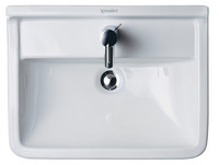 Duravit Waschtisch Starck 3, mit Hahnloch, Überlauf, Hahnlochbank
