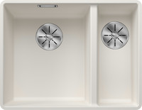 Blanco Becken SUBLINE 340/160-F SILGRANIT, Hauptbecken links, ohne Ablauffernbedienung