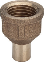 Viega Übergangsmuffe 94246G, Rotguss, Einsteckende