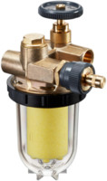 Oventrop Einstrang-Heizölfilter Oilpur E A R, mit Absperrung, Rücklaufzuführung und Entlüftung