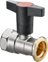 Oventrop Pumpenkugelhahn Optibal P, PN 10, ohne Sperrventil, Messing