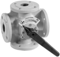 Resideo Vierwege-Mischer, Flanschausführung, PN 6, Grauguss