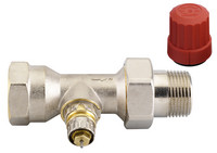 Danfoss Ventilgehäuse RA-N, Durchgangsform, matt vernickelt