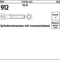 DIN 912 10.9 Zylinderschrauben mit Innensechskant