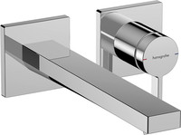 hansgrohe Einhebel-Waschtisch-Armatur Tecturis E, Ausladung 225 mm, UP, für Wandmontage