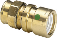 Viega Übergangsstück Geopress 9612TW, Rotguss, mit SC-Contur