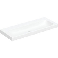 FORMAT Design Waschtisch, ohne Hahnloch, mit Überlauf