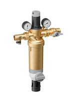 Resideo Hauswasser-Station HS10S, bleifrei, rückspülbar, Messing-Filtertasse