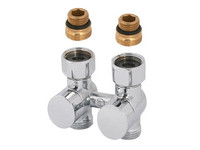 Schlösser Anschlussarmatur DesignPlus 3630, DN 15, 1/2", Durchgang Nippel 1/2" x 3/4" AG