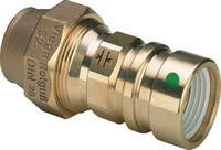 Viega Übergangsstück Geopress 9613.4TW, Rotguss, mit SC-Contur, PE-Rohr auf PE-Altrohr