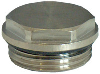 Oventrop Blindstopfen, Messing vernickelt, selbstdichtend