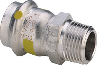 Viega Übergangsstück Sanpress Inox G 0211, Stahl nichtrostend, Mehrkant, SC-Contur