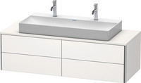 Duravit Waschtisch-Unterschrank XSquare, 140 x 54,8 x 40 cm, 4 Schubkästen, wandhängend