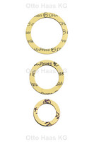 HAAS Verschraubungsdichtung OHA-Press, gelb