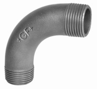 Georg Fischer Bogen Nr.3, 90°, lang, schwarz