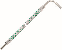 GOK Öl-Schlauchleitung, Stahl 90°/Stahl gerade, PS 10 bar