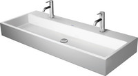 Duravit Möbel-Waschtisch Vero Air, mit 2 Hahnlöcher, ohne Überlauf, mit Hahnlochbank