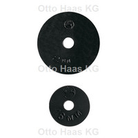 HAAS Qualitäts-Wasserhahnscheibe OHA W270, mit Loch, EPDM, schwarz