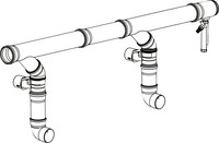BOSCH Abgaskaskade-Überdruckset, mit CO-Sensor
