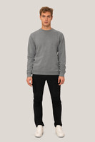 HAKRO Sweatshirt Premium,grau meliert,Gr.XS-3XL