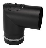 Bertrams Bogen Pelletino, 90°, mit Reinigungsöffnung