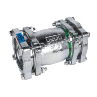 Gebo Verschraubung OF Serie 223, zum Klemmen, EPDM-Dichtung, Stahl/PE-Übergang