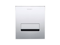 Duravit Betätigungsplatte A2 DuraSystem, 13 x 15 cm, Batterie, für Urinal, Zinkdruckguss