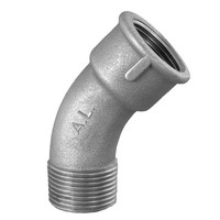 Gröditzer Bogen Nr.40, 45°, IG/AG, verzinkt