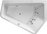 Duravit Whirlwanne Paiova 5, 190 x 140 cm, Ecke rechts, weiß