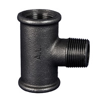 Gröditzer T-STück Nr.133, IG/AG/IG, schwarz