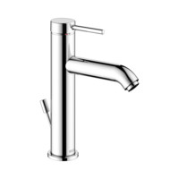 KEUCO Waschtisch-Einhebelmischer 130 IXMO Soft, Ausladung 129 mm, mit Ablaufgarnitur