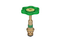 Schlösser KFR-Ventil-Oberteil 1819, Messing, steigende Spindel