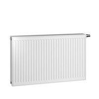 Kermi Therm X2 Profil-V Ventilheizkörper Typ 22, zweireihig, links, mit Abdeckung, weiß