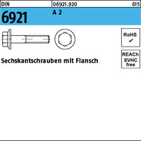 DIN 6921 A 2 Sechskantschrauben mit Flansch