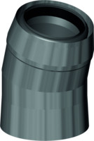 Almeva Bogen LAM, 15°, PPH/Edelstahl matt