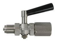 Afriso Manometerabsperrhahn, Spannmuffe x Zapfen