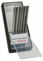 6-teilige Metallprofil-Stichsägeblatt-Sets Robust Line mit T-Schaft