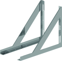 Almeva Konsolenblech kompakt, 50-190 mm, Edelstahl