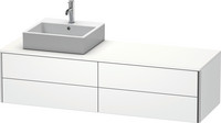 Duravit Waschtisch-Unterschrank XSquare, 160 x 54,8 x 40 cm, 4 Schubkästen, wandhängend