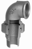 Georg Fischer Winkelverschraubung Nr.98, kegelig dichtend, verzinkt