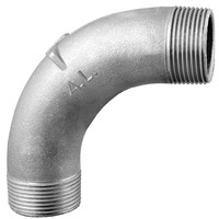 Gröditzer Bogen Nr.3, 90°, lang, AG/AG, verzinkt