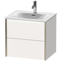 Duravit Waschtisch-Unterschrank XViu, 2 Schubkästen, champagner matt